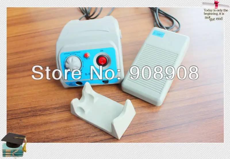 110V /220V S-SMT Micromotor Lab Jewelry Watch Hobby Nail File Hand Grinder Power Engine Original Korea Strong 102L Handpiece Set |