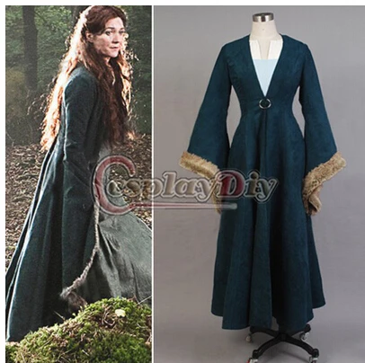 Игра престолов Catelyn Stark женский костюм для косплея вечерние костюмы полный комплект