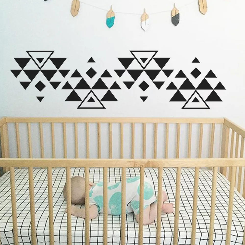 Треугольные наклейки на стену в стиле бохо s Юго-западные виниловые