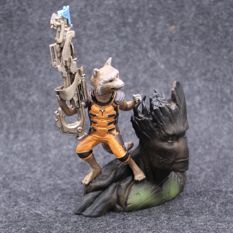 ARTFX + Marvel стражи Галактики Мстители ракета енот и TreeMan Ver фигурку игрушки 16