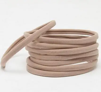 Горячая 5000 шт. светло коричневая нейлоновая повязка на голову прейскурант один