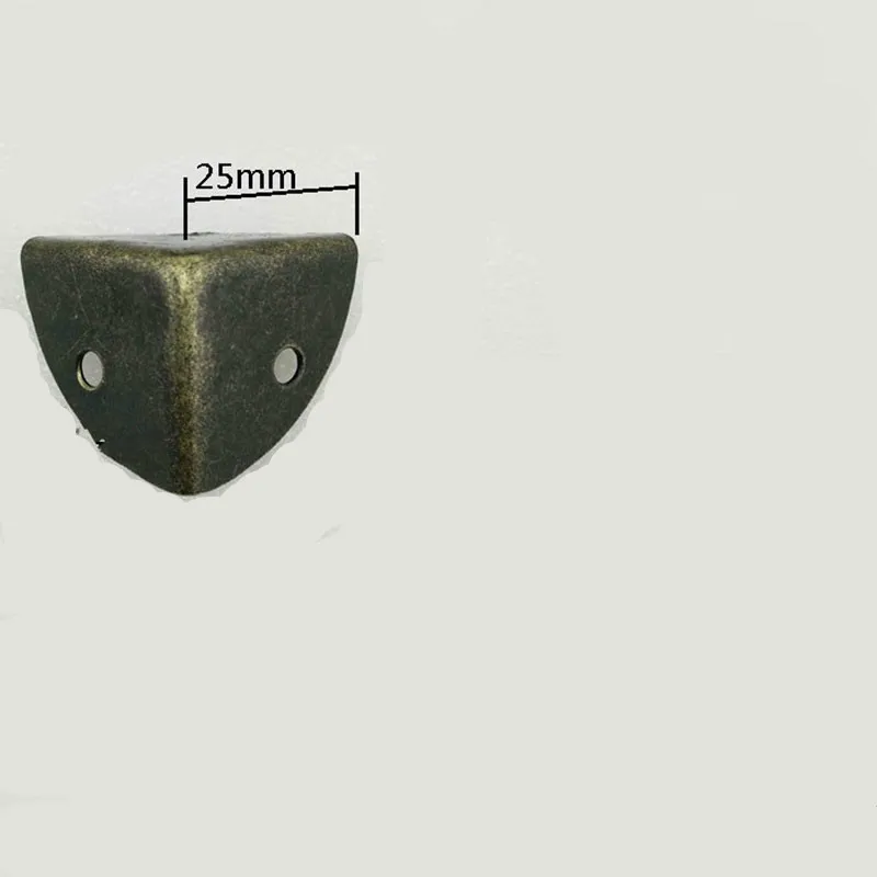 Бронзовый чехол для винных коробок 25 мм|box corners|corner decorativebrass corner |