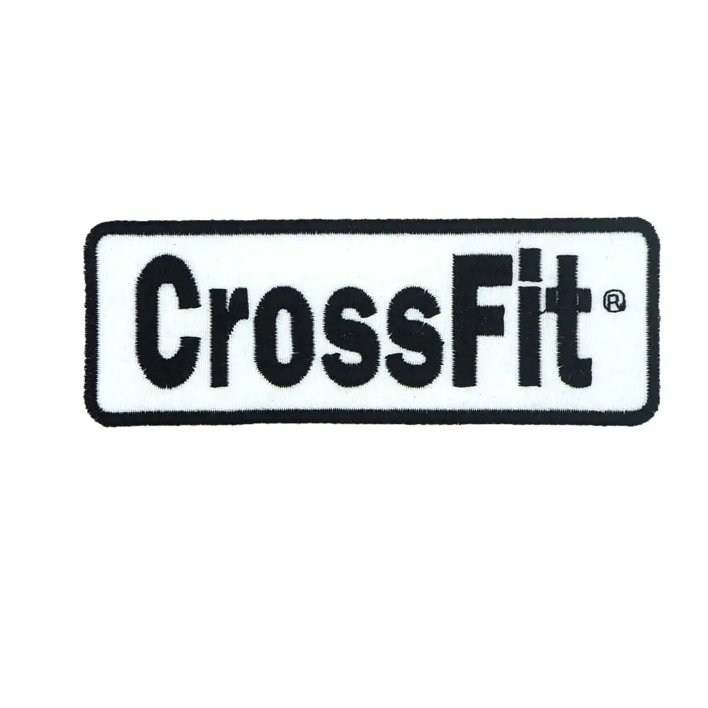 

CrossFit Name Tags Patch Embroidered Applique Sewing Label Punk Biker Clothes Stickers Apparel Accessories Badge