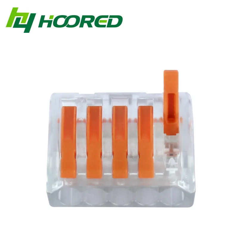 100 шт./пакет весна рычаг кабельный разъем соединитель электрического провода