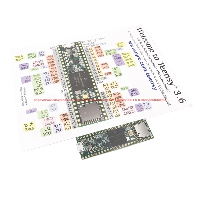

DEV-14058 TEENSY 3.6 MK66FX1M0VMD18 module