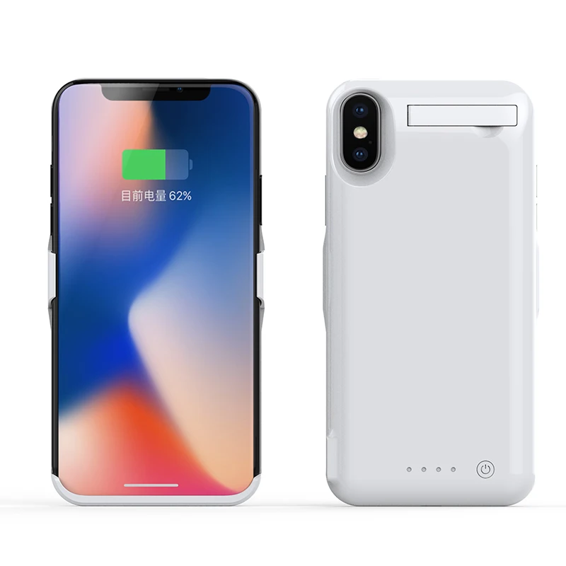Чехол для аккумулятора iphone X 10000 мАч 2020 запасное зарядное устройство чехол умный