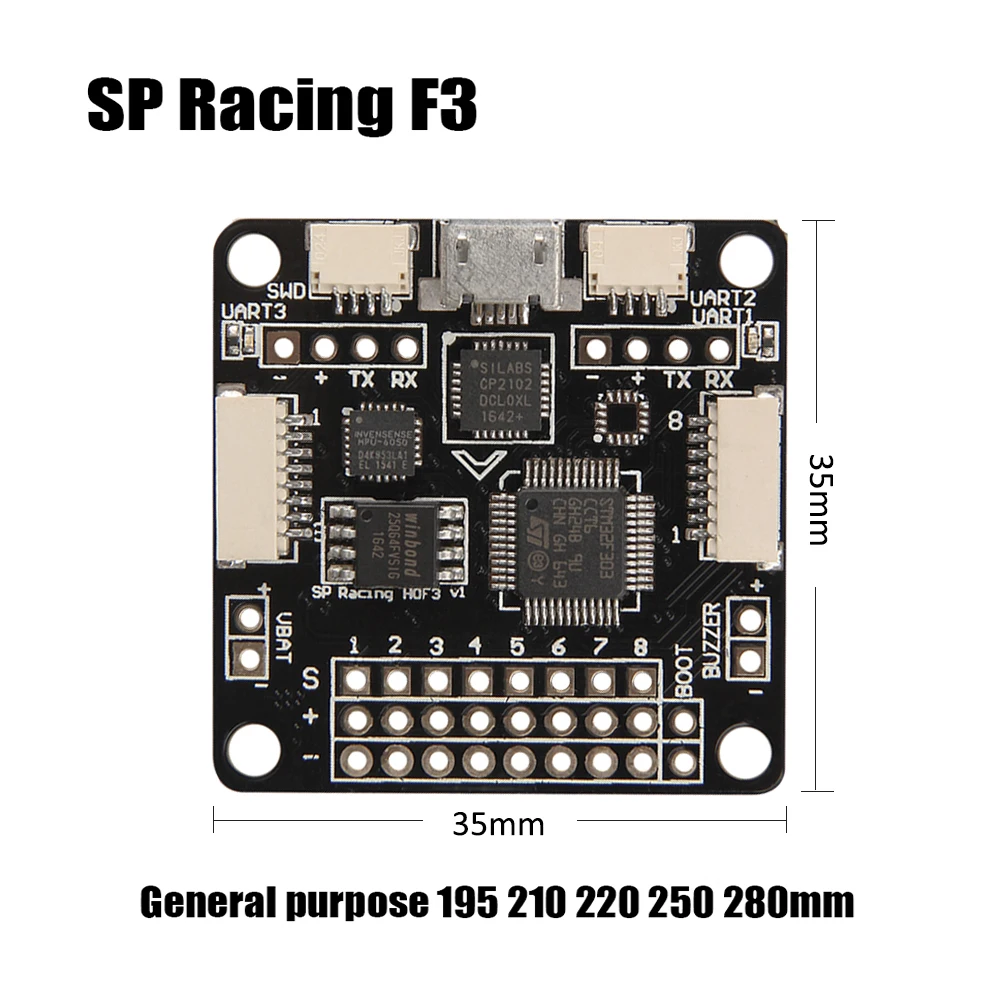 Управление полетом SP Racing F3 Pro для квадрокоптера FPV 250 210 180 версия Acro/Deluxe лучше чем