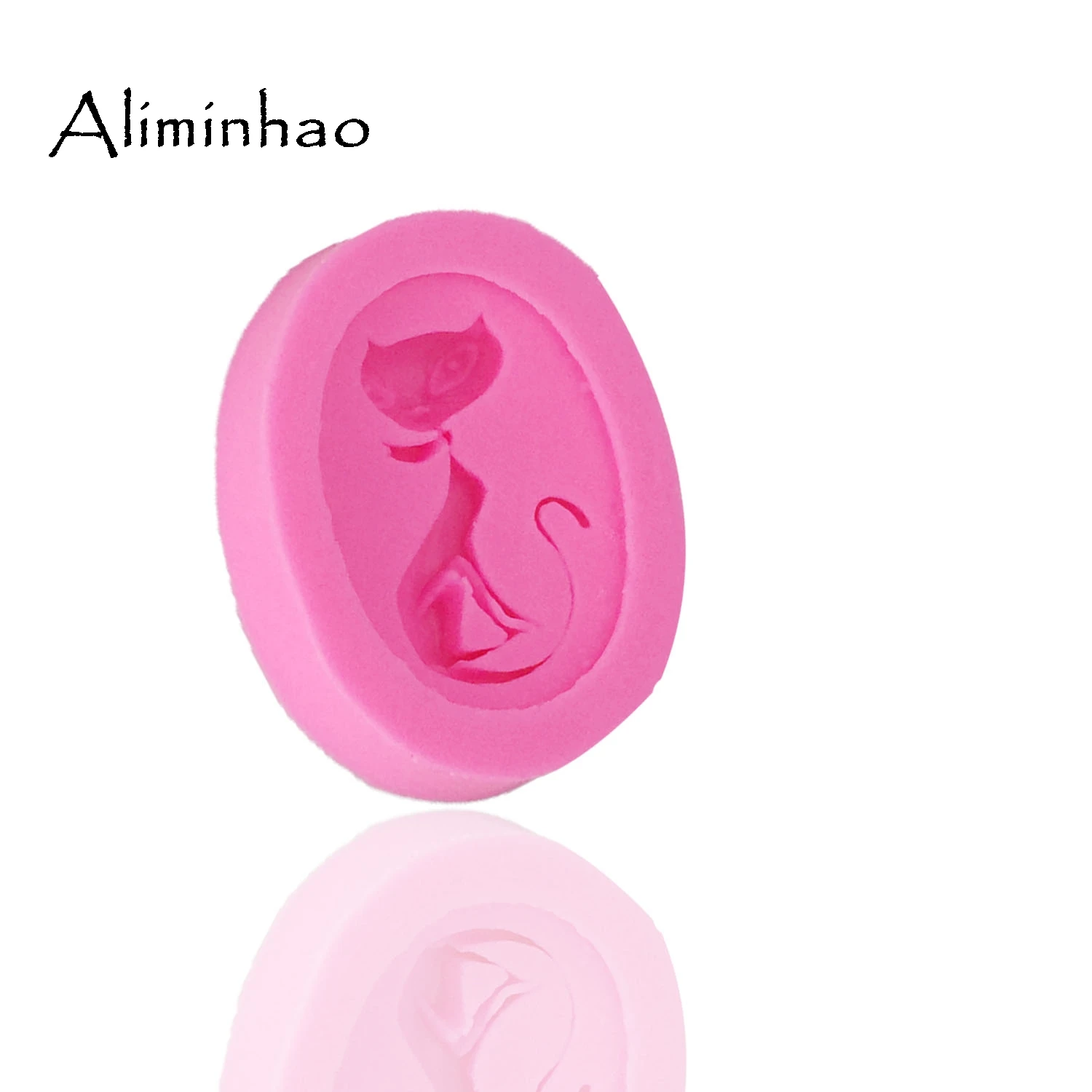 B0905 Mini Cat DIY Resin Clay Soap Mold Silicone mold chocolate fondant cake decorating tools Flexible | Дом и сад