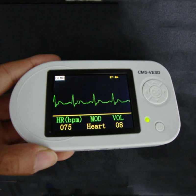 Оптовая продажа CMS-VESD Fonendoscopio Новый Визуальный Электронный стетоскоп с ЭКГ PR SPO2