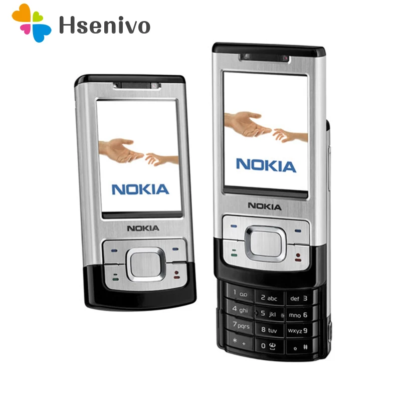 Восстановленный телефон Nokia 6500s, разблокированный телефон с камерой 650...