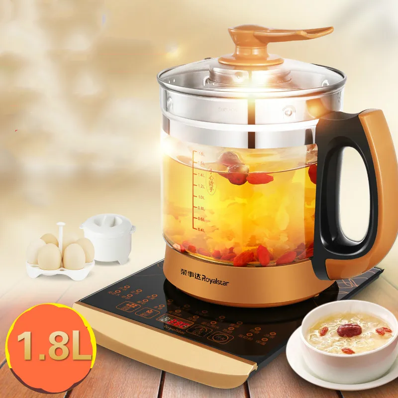 

Electric kettle Curing pot Fully automatic thickened glass made teapot multi-function flower Safety Auto-Off Function