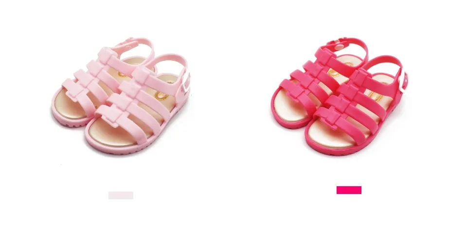 Mini Melissa/Стильные Классические римские сандалии для девочек; Новинка года; прозрачная обувь для девочек; Дышащие детские сандалии; сандалии для малышей