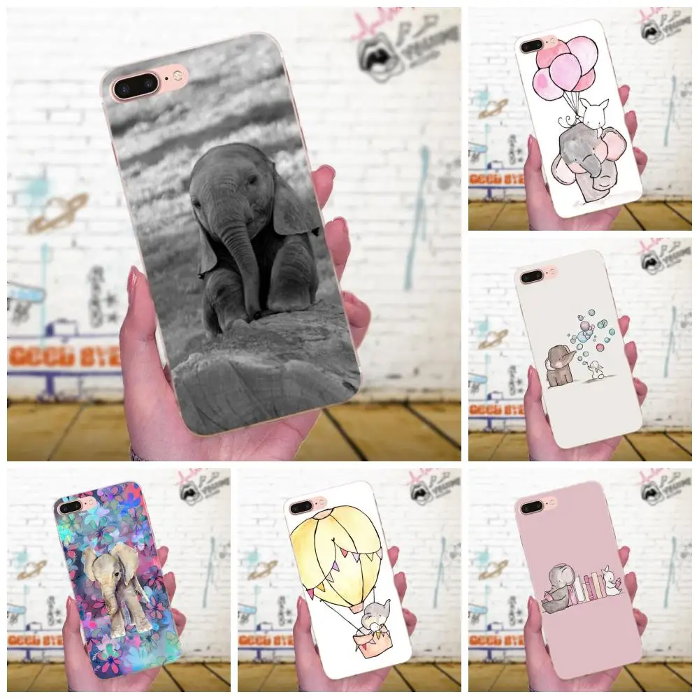 Сумки из ТПУ чехлы с рисунком милого слона и кролика Минни для Xiaomi Mi3 Mi4 Mi4C Mi4i Mi5 Mi 5S