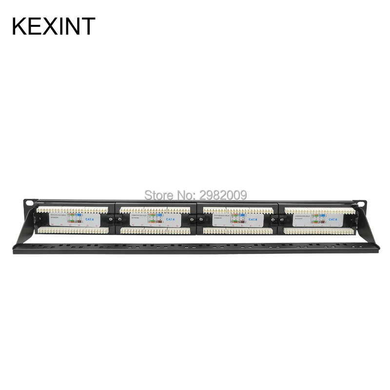 1U 19 дюймов UTP медный Lan кабель 2U CAT5E CAT6 24 48 порт RJ45 сетевая коммутационная