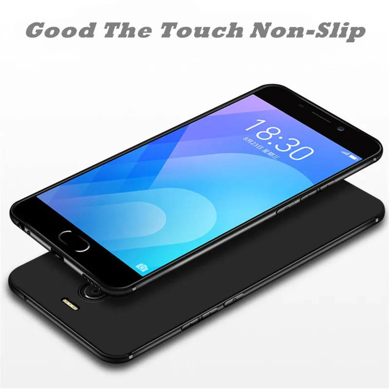 Матовый ТПУ чехол PDGB для Meizu 16 16X 16th 16XS 16S Pro M6 Note 6 8 9 однотонный карамельных цветов