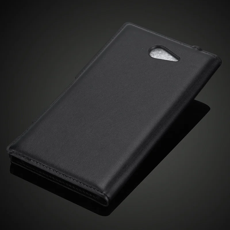 Роскошный мягкий чехол из искусственной кожи для Sony Xperia M2 S50H / Dual D2302 с тонким