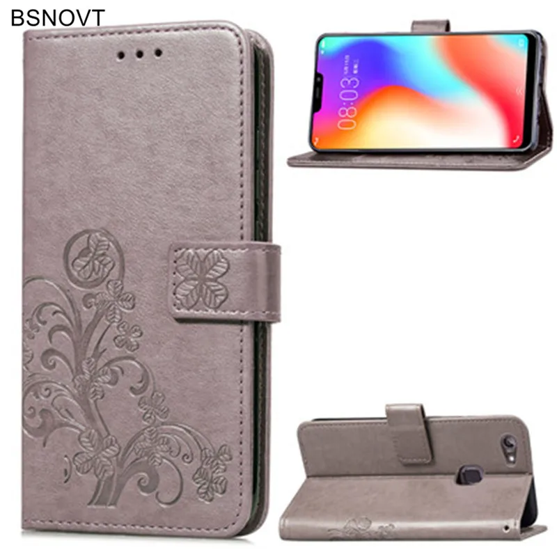 

For Vivo Y83 Case Soft Silicone Leather Wallet Filp Case For Vivo Y83 Cover For Vivo Y83 Y83A Fingerprint Phone Bag Case BSNOVT