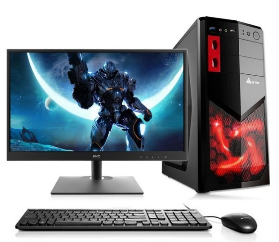 Игровой настольный компьютер Intel I7 quad core 4/8 Гб ram 120 ГБ/ТБ HDD с 18 5 22 24 дюймовым