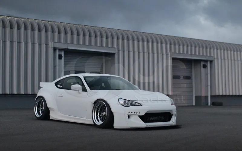 Стекловолокно FRP крыло наборы 8 шт. подходит для GT86 FT86 ZN6 FRS BRZ ZC6 RB Ver.2 стиль переднее