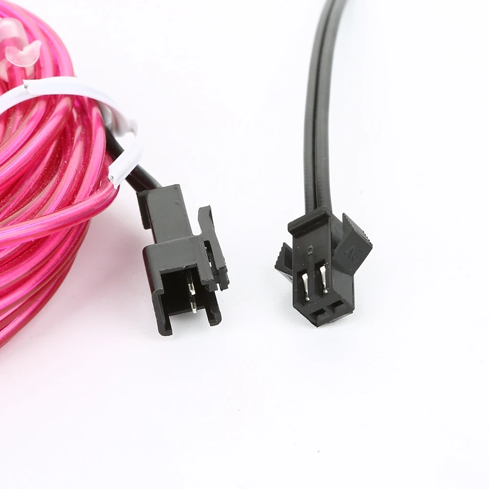 USB 5 в 5 м 3 м 1 м EL провод гибкий светящийся EL провод Лента трубка полоса светодиодный неоновый свет Обувь Одежда автомобиль водонепроницаемый светодиодный