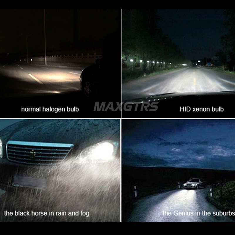 Комплект фар HID для мотоцикла скутера 35 Вт 3600LM H6 BA20D Hi/Low Ксеноновые лампы Yamaha H4