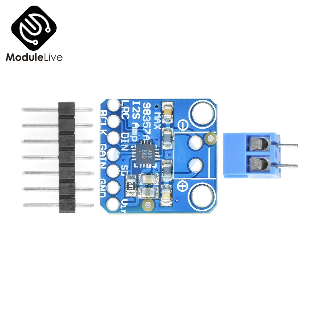 MAX08357 I2S IIS DAC 3 Вт моно усилитель класса D плата модуля разрыва для Arduino Zero Raspberry