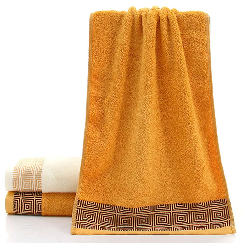 Мягкое Рифленое полотенце FLC для взрослых толстое супервпитывающее ванной 34x74 см