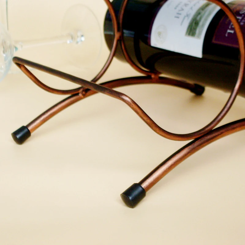 Бронзовый винный держатель Европейский кованый железный столешница для вина