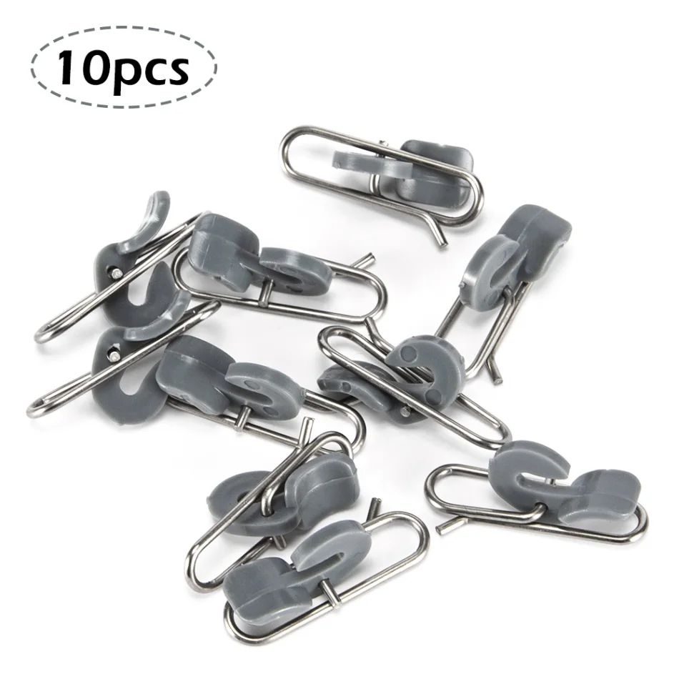 10pcs 10 шт./20 шт. ударные рыболовные крючки, зажимы для приманки, рыболовные аксессуары, инструмент для рыбалки - Цвет: 10pcs