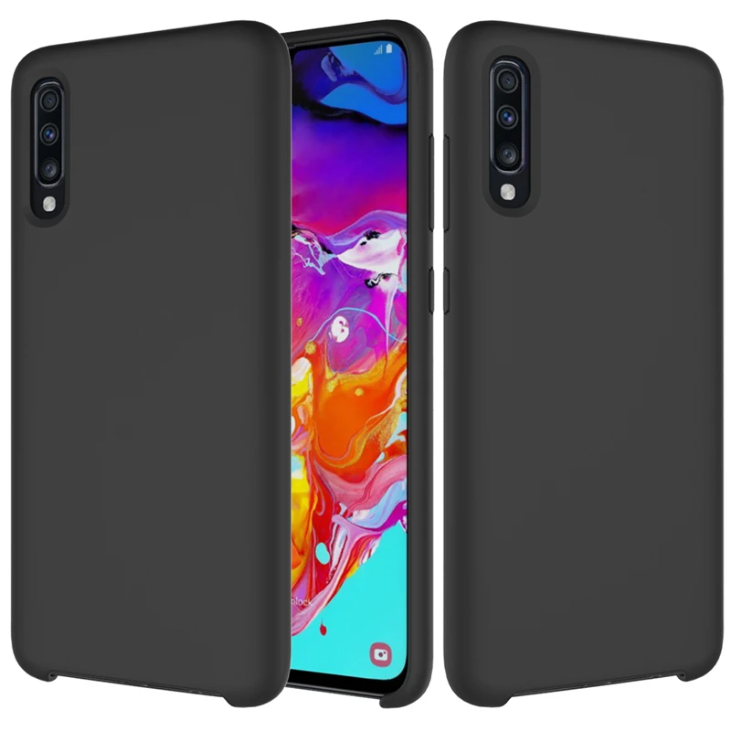 Для Galaxy A70 Мягкий силиконовый чехол Обложка Гибкая плотная легкий противоударный чехол для samsung Galaxy A70 задняя крышка защитный экран