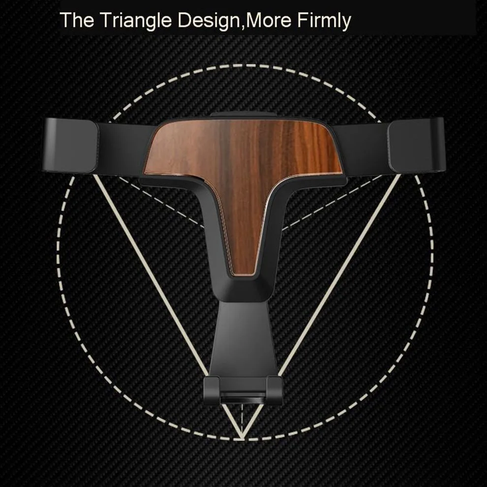 Vogek Gravity Car Phone Holder for Air Vent Mount Stand iPhone Samsung Wood Cell Mobile | Мобильные телефоны и аксессуары