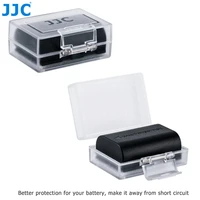 jjc water resistant universal camera battery box for canon sony fuji nikon olympus dslr batteries case lp e17np fw50protector