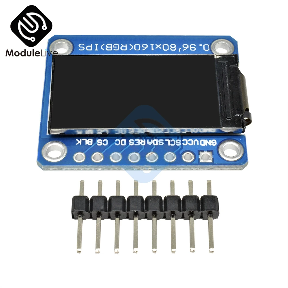 IPS 0 96 дюймов 'Ǝ контактный SPI HD полноцветный TFT Модуль ST7735 Привод IC 80*160 80x160 ЖК