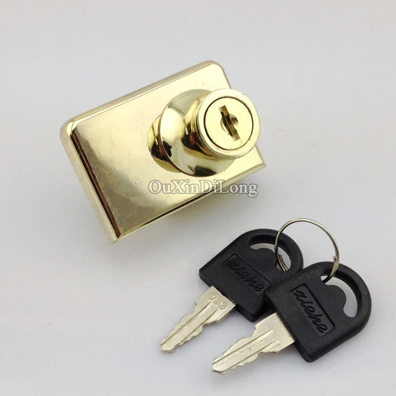 Горячая Распродажа 10 комплектов двойные стеклянные витрины замки витрина для