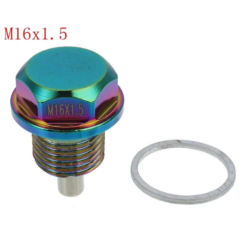 M12 x 1 25 M16x1.5 M14X1.5 Магнитный сливной отстойник масляного масла для двигателя