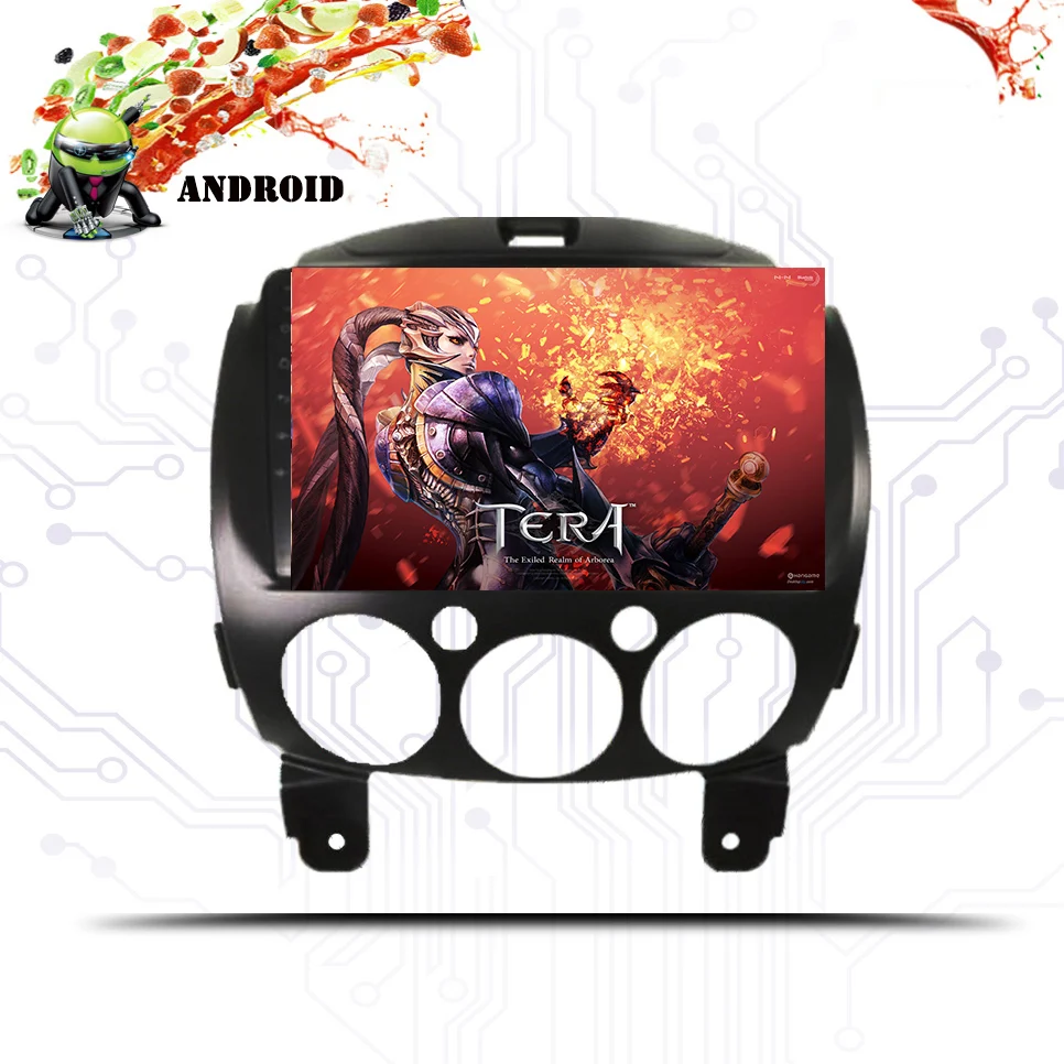 1024*600 Android 10 0 автомобильный dvd-плеер для Mazda 2 Mazda2 2007 2008 2009 2010 2011 2012 2013 24 Поддержка SWC