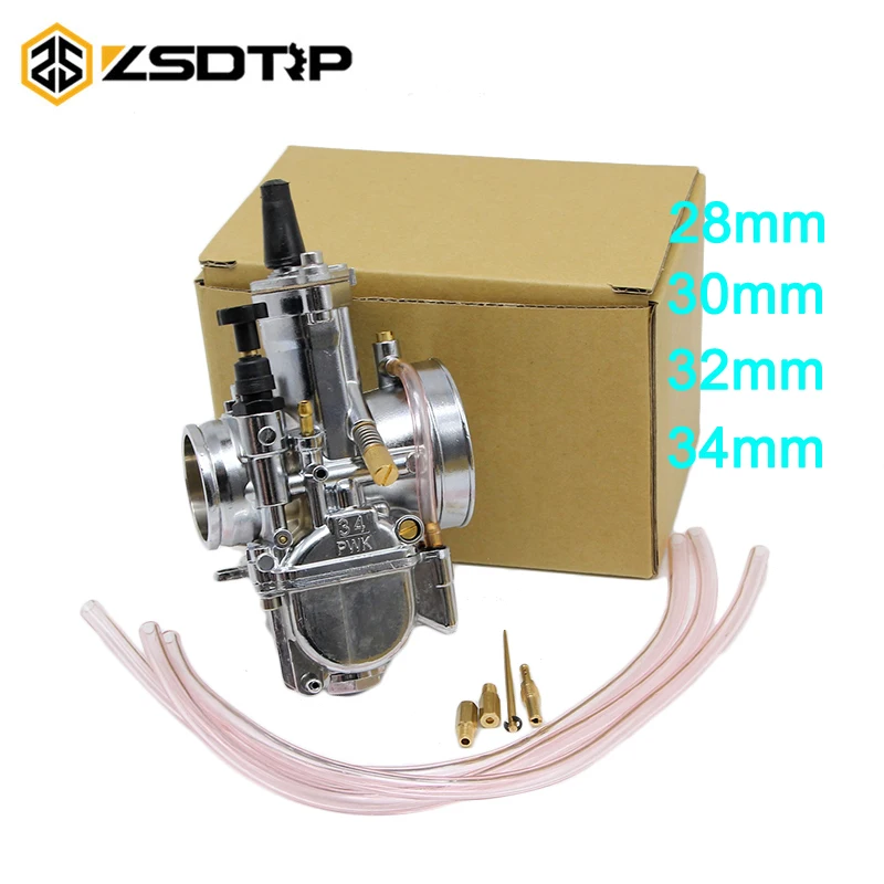 ZSDTRP 4 T двигатель 28 30 32 34 мм мотоцикл PWK oko карбюратор Carburador Carb гоночный с силовой
