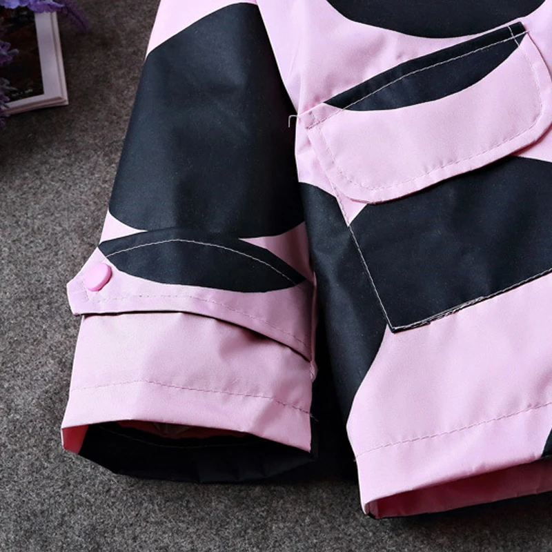 Водонепроницаемый Детский милый мультяшный дождевик с капюшоном детский пончо