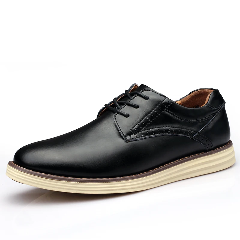 GOXPACER/Новинка сезон весна-осень Мужская обувь со шнуровкой деловая универсальная