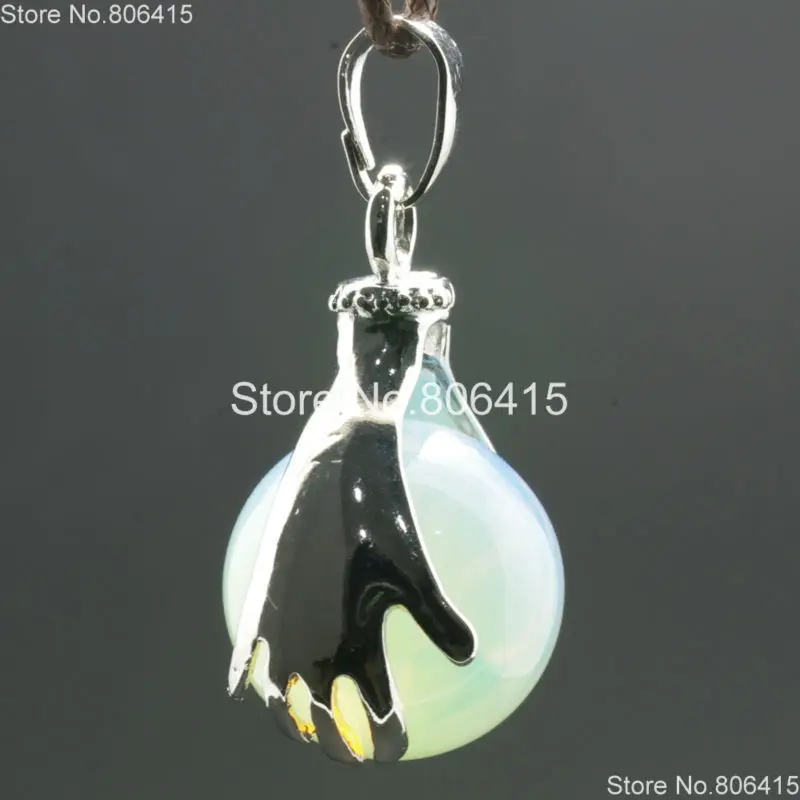 Натуральные белые зеркальные камни ожерелья серьги подвески бусины