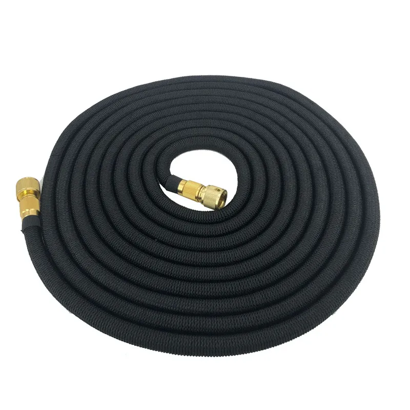Black hose Легкий и прочный садовый шланг гибкий и расширяемый садовый шланг брызговик, мойка автомобиля Пластиковый Шланг для газона Lrrigation - Цвет: Black hose