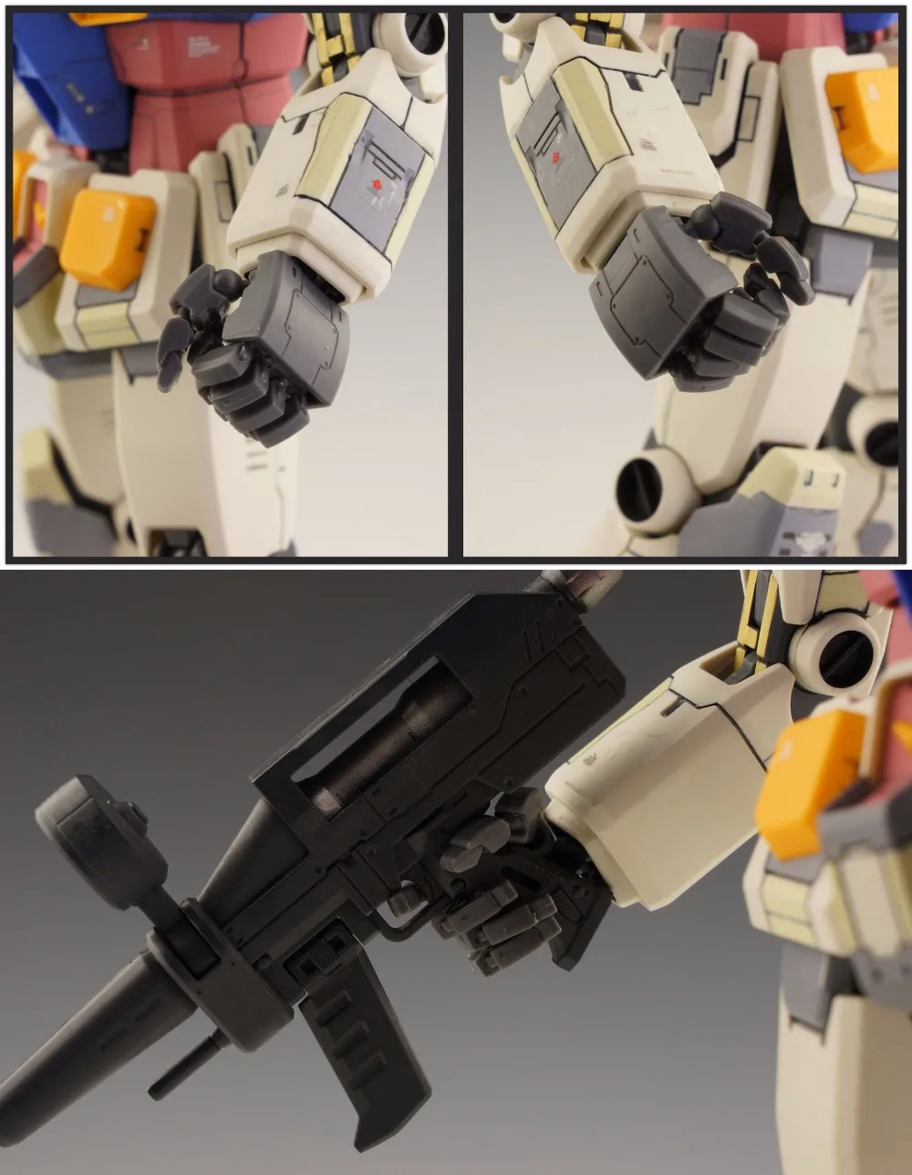 Huiyan все пальцы подвижных рук для Bandai 1/100 мг г. Sazabi Strike Gundam готовое изготовление|mg