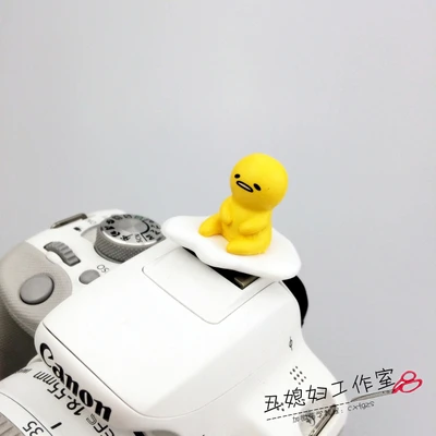3D мультфильм Герой Мстители камера Фонарик Горячий башмак Крышка для Canon Nikon Fujifilm samsung Panasonic Leica Olympus - Цвет: Цвет: желтый