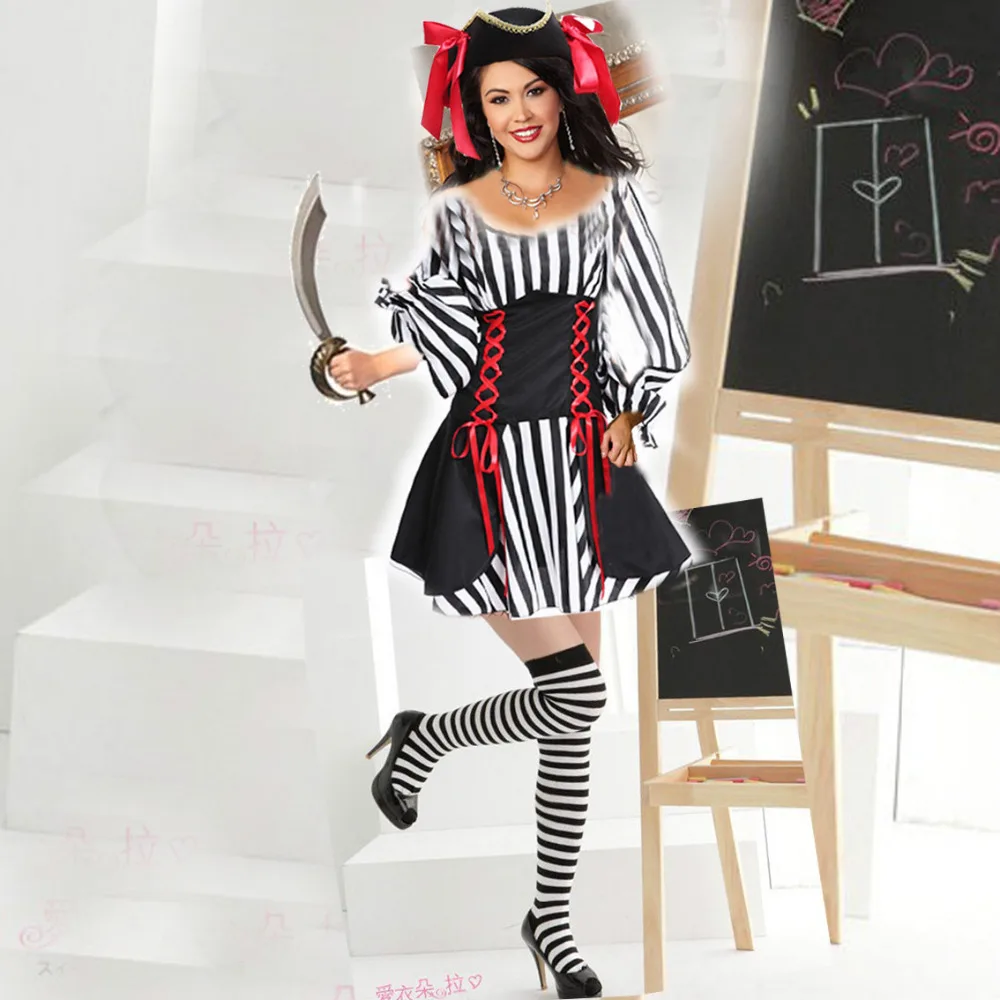 Пираты косплей костюмы японский аниме-пират обратиться заманчивость формы