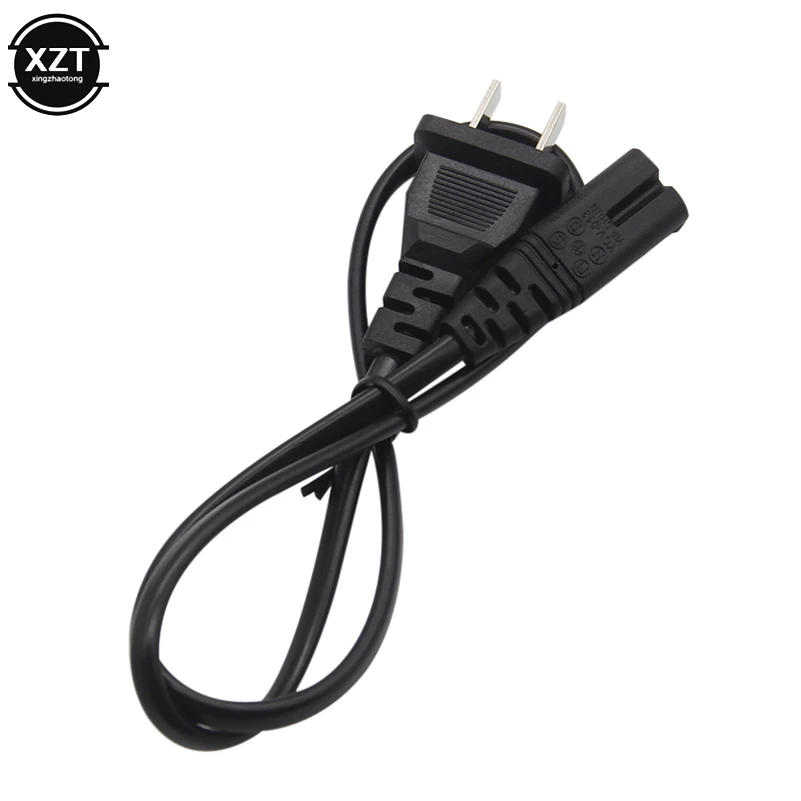 Высокое качество IEC 2ft 2-зубец 2 Pin AC US plug Кабель питания провод кабель для зарядки