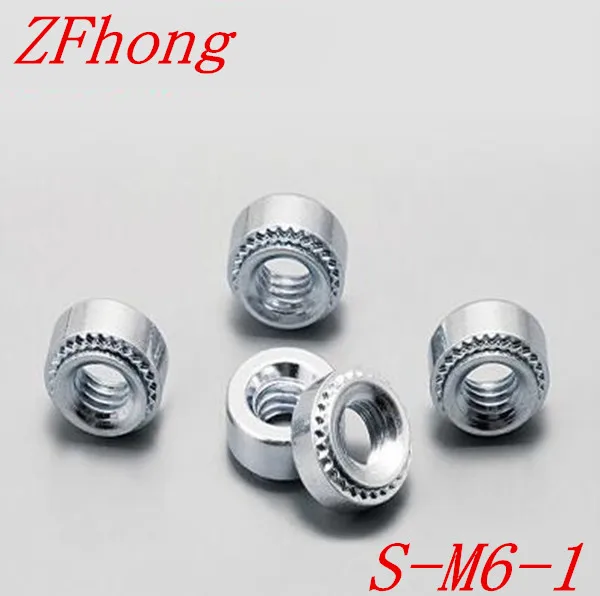 

100pcs S-M6-1 PEM Self-Clinching Nuts / Pressure riveting nut