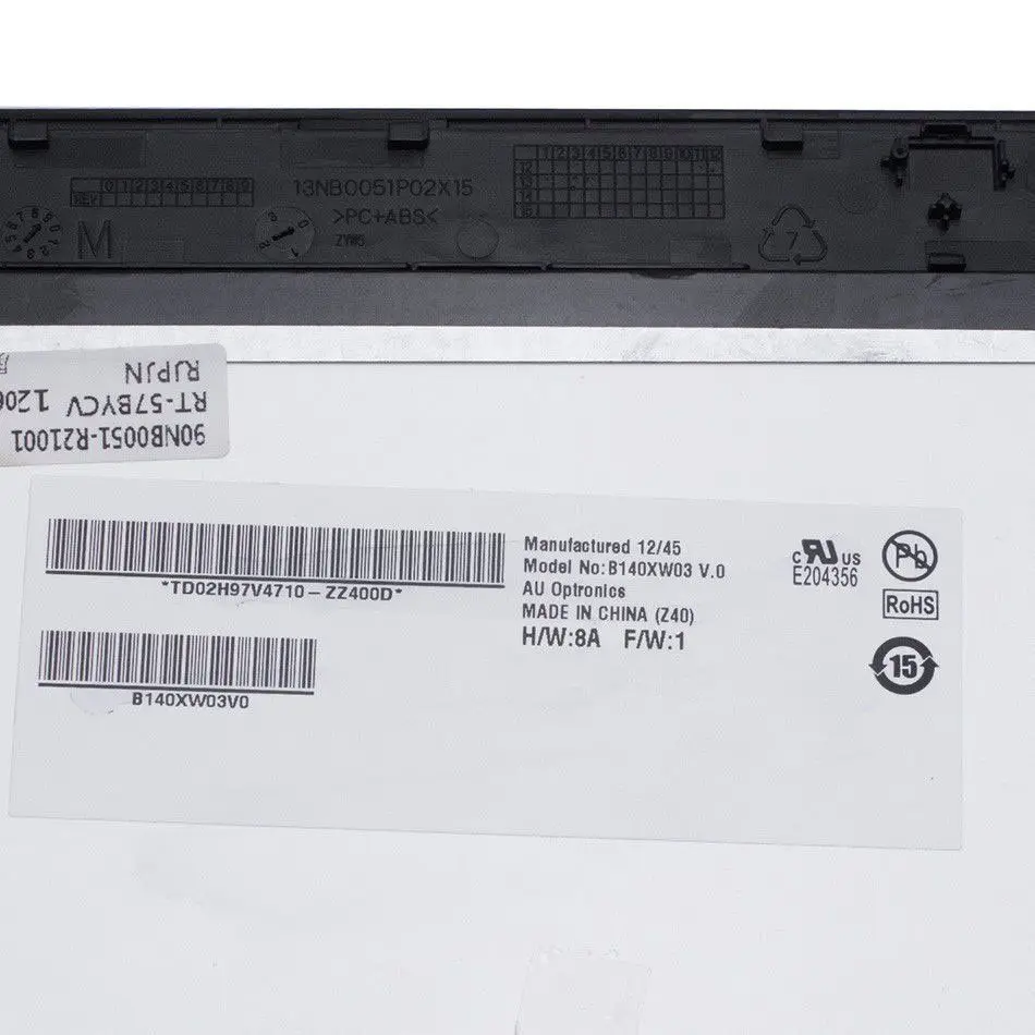 14 &quotсенсорная сборка ЖК-экран + дигитайзер рамка для Asus VivoBook S400CA-RSI5T18 | Компьютеры