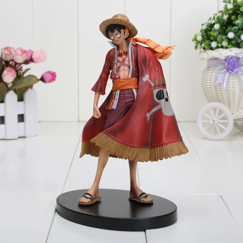 Аниме One Piece Monkey D Luffy 17 см с накидкой 15-й юбилейный выпуск ПВХ экшн-фигурка