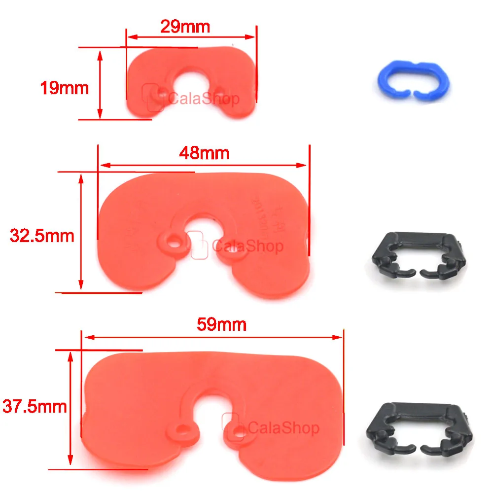 Мягкие безпинцевые очки для птицы фазана 20 шт./лот | Дом и сад