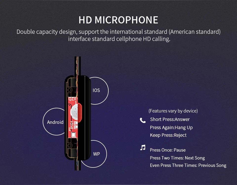 KZ ED2 специальное издание Металлические HiFi наушники с HD микрофоном для iPhone стерео гарнитура бас в ухо монитор наушники fone de ouvido